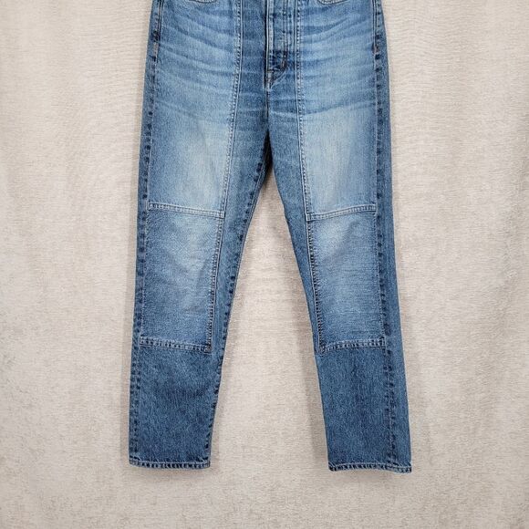 Rivet & Thread High Rise Slim Boy Jeans Thigh Patch Edition from Madewell - Picture 4 of 15